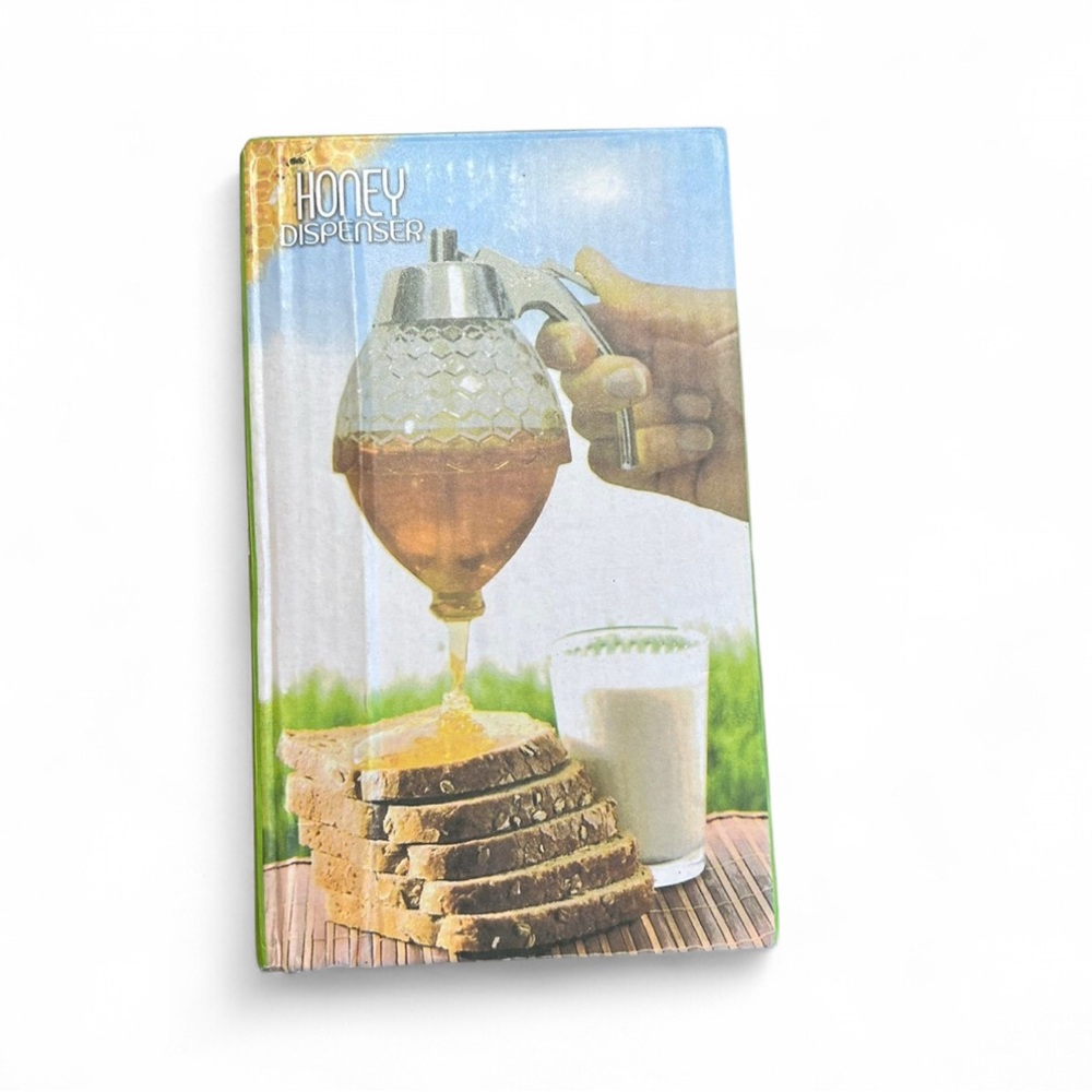 Honey Dispenser with Silver Handle